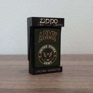 Zippo Army Green Lighter
